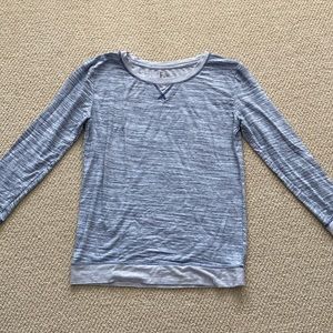Felina Crew Neck Sweater Ultra Soft Lounge Grey Women’s Medium Stretch VEUC